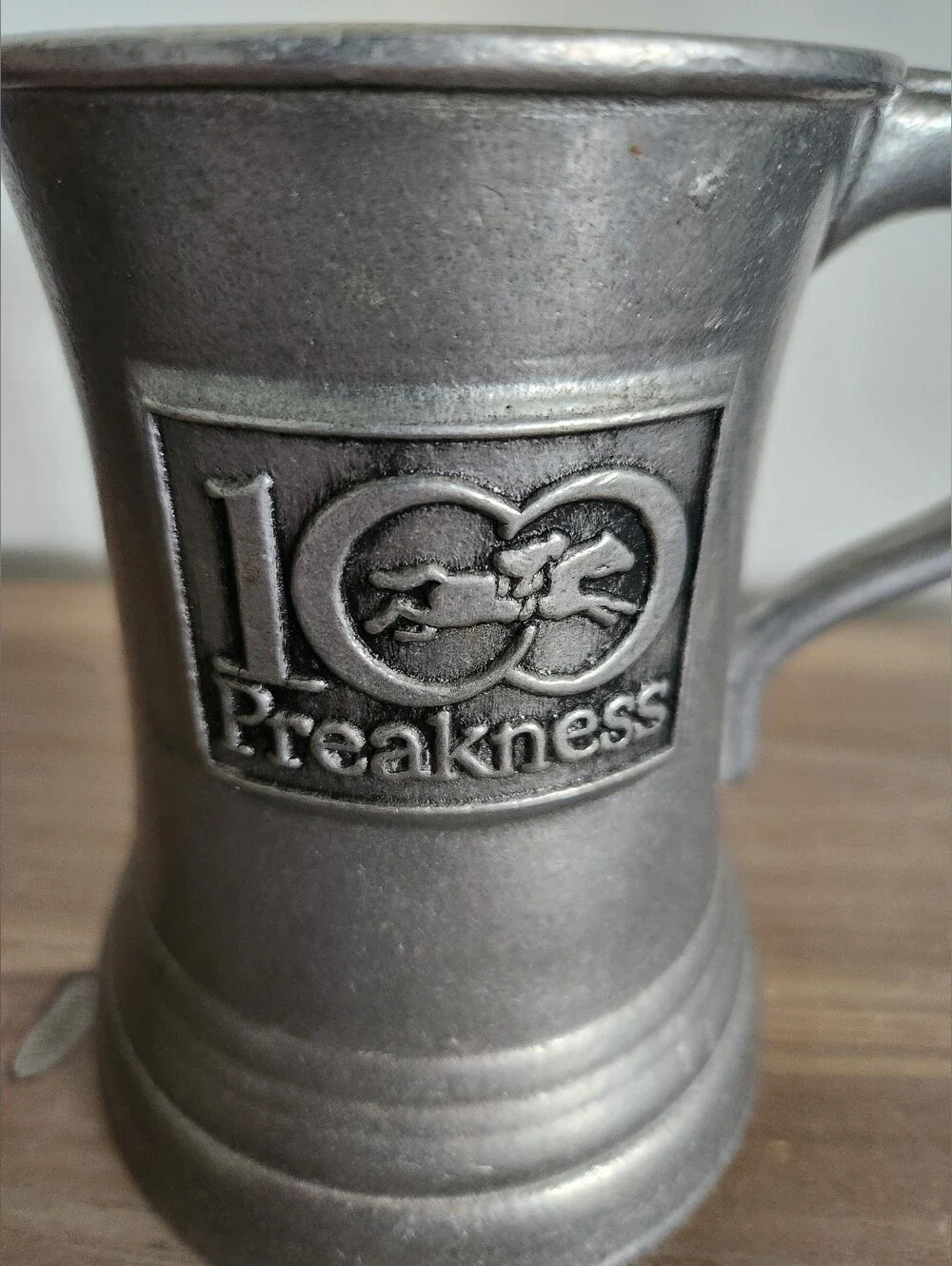 Vintage Wilton Armetale 100th Preakness Pewter Tankard Mug 1975 Collector Item